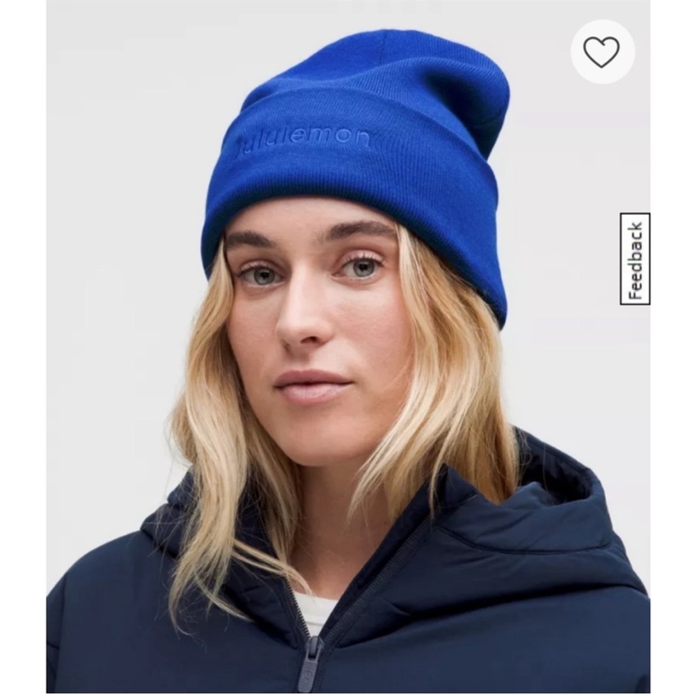 Lululemon Warm Revelation Beanie
Wordmark blue NEW WITH TAGS